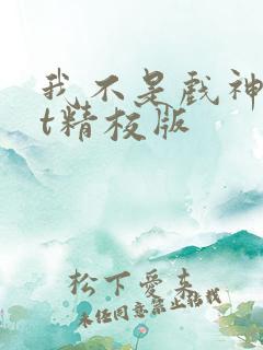我不是戏神txt精校版 我不是戏神txt精校版