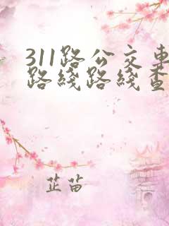 311路公交车路线路线查询时间 311路公交车路线路线查询时间