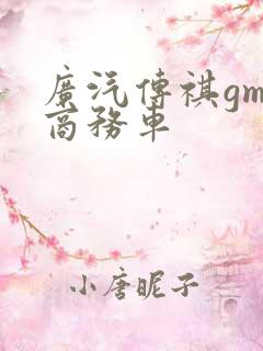 广汽传祺gm8商务车