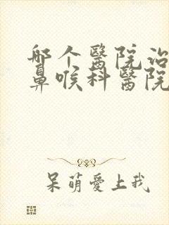 哪个医院治疗耳鼻喉科医院好 哪个医院治疗耳鼻喉科医院好