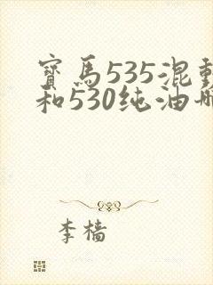 宝马535混动和530纯油哪个好