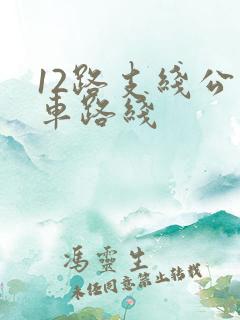 12路支线公交车路线