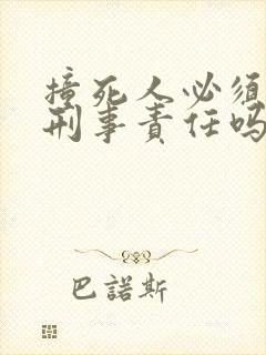 撞死人必须要负刑事责任吗?