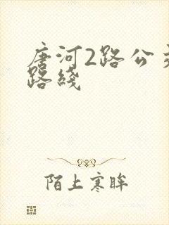 唐河2路公交车路线