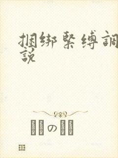 捆绑紧缚调教小说