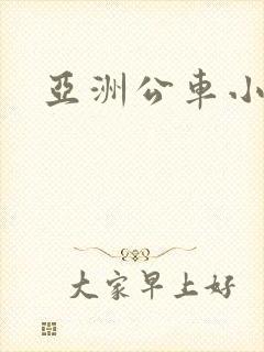 亚洲公车小说