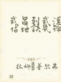 武昌到武汉火车站地铁几号线