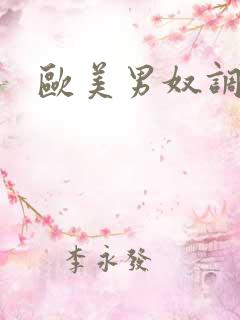 欧美男奴调教