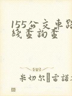 155公交车路线查询查