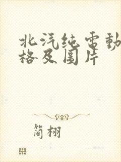 北汽纯电动车价格及图片