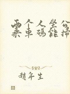 两个人坐公交车乘车码能扫两次吗?