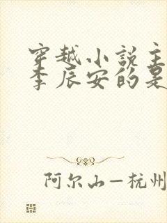 穿越小说主角叫李辰安的是什么小说