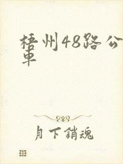 梧州48路公交车