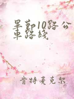 毕节10路公交车路线