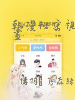 韩漫秘密视角漫画：结局+番外