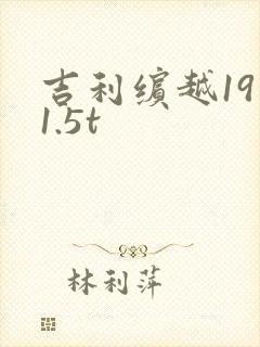 吉利缤越19款1.5t