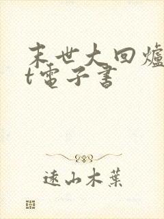 末世大回炉txt电子书