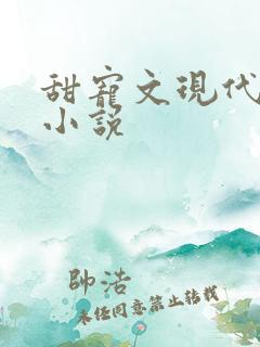 甜宠文现代言情小说