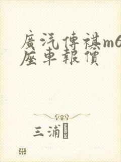 广汽传祺m6七座车报价