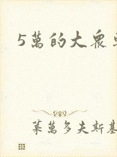 5万的大众车型
