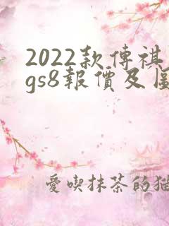 2022款传祺gs8报价及图片