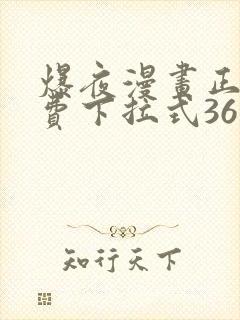 爆夜漫画正版免费下拉式36漫画网