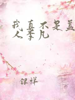 我真不是盖世高人李凡