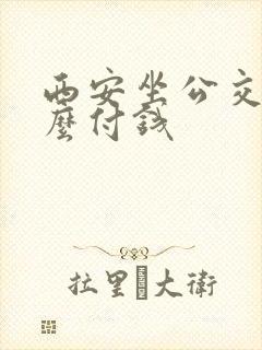 西安坐公交车怎么付钱