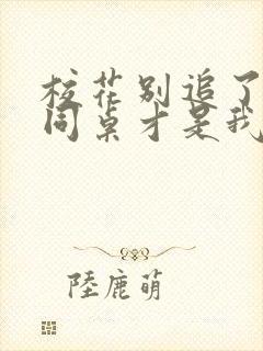 校花别追了高冷同桌才是我的txt