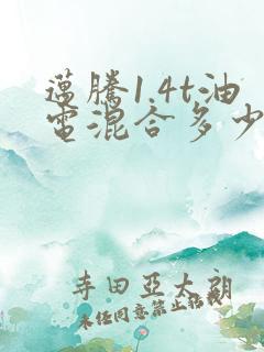 迈腾1.4t油电混合多少钱