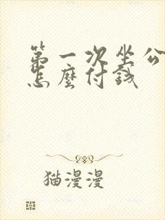 第一次坐公交车怎么付钱