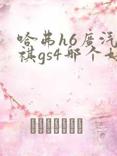 哈弗h6广汽传祺gs4哪个好