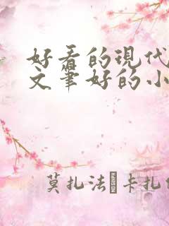 好看的现代言情文笔好的小说