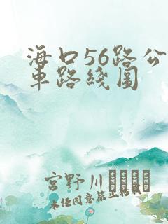 海口56路公交车路线图