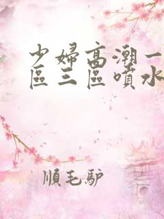 少妇高潮一区二区三区喷水
