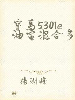 宝马530le油电混合多少钱