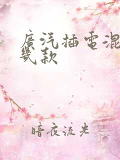 广汽插电混动有几款