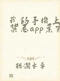 我的手机上全是禁忌app叶霖全文阅读