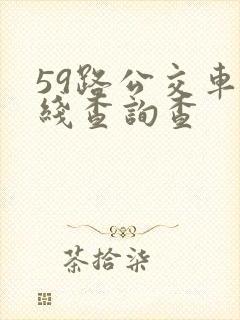 59路公交车路线查询查
