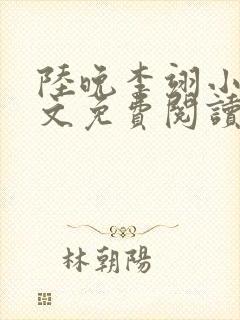 陆晚李翊小说全文免费阅读无弹窗