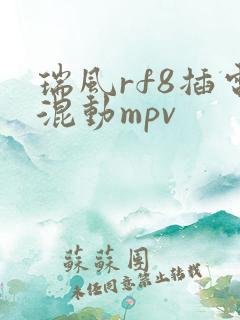 瑞风rf8插电混动mpv