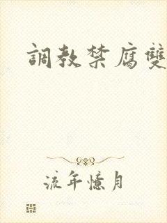 调教禁腐双性文