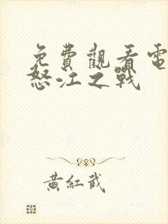 免费观看电视剧怒江之战
