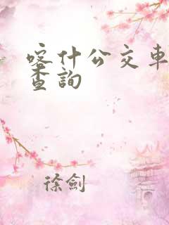 喀什公交车线路查询