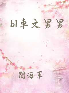 bl车文男男