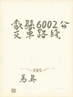 歙县6002公交车路线