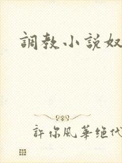 调教小说奴