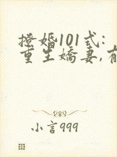 撩婚101式:重生娇妻,有点甜 纳兰闲