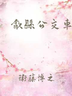 歙县公交车路线