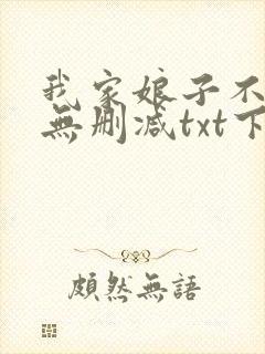 我家娘子不对劲无删减txt下载